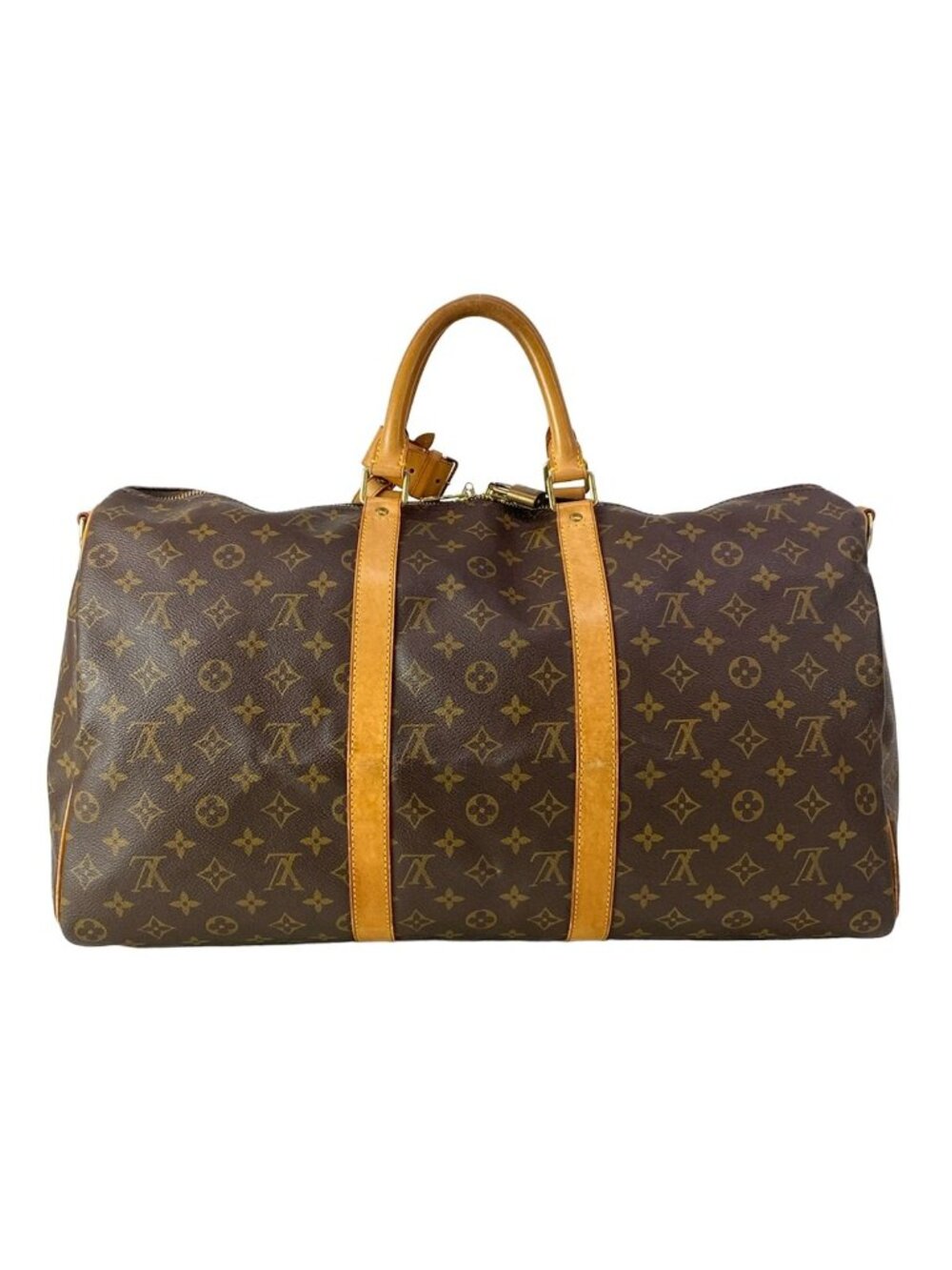 Louis Vuitton Boston Bag Monogram Keepall Bandouliere 50 - Picture 3 of 15
